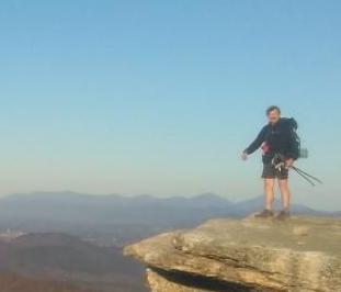 Bob Emery during his journey through the Appalachian Trail. (Photo provided)